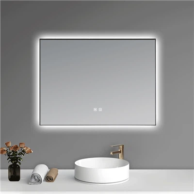 Front oplyste LED -badeværelse forfængelighed spejl